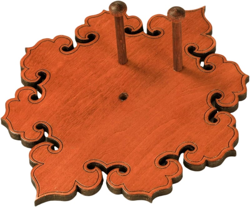 YWYLL Elegant Wooden Fiddle Violin Wall Hanger with Intricate Pattern-Perfect for Music Lovers. Handcrafted,Unique Violin-Inspired Art for Any Room.Includes Installation Screws,Wall Mount string swing - Image 5